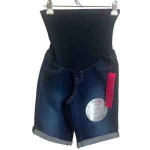 Evermore Denim Maternity Shorts S